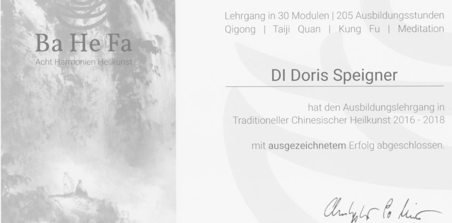Prüfung geschafft – Traditionelle Chinesische Heilkunst