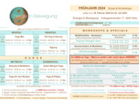 FRÜHJAHRs Kurse & Workshops – START: Mo 26.02.2024